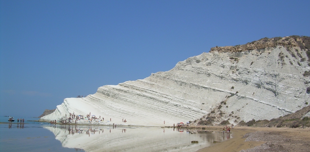 La "Scala dei Turchi"....